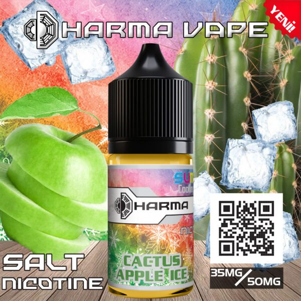 Dharma Cactus Apple Ice Salt Likit 30ml